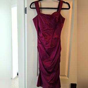 Stunning Le Chateau Plum cocktail dress